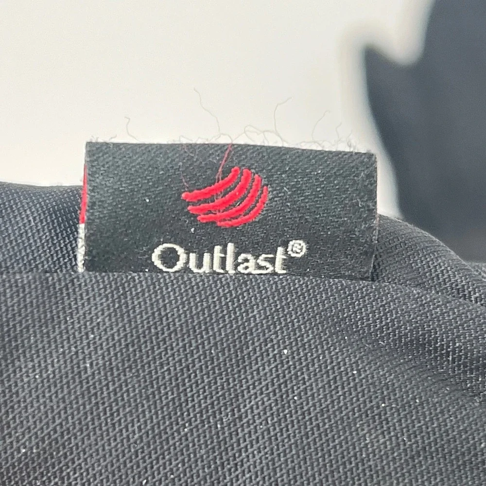 Head Outlast Kids XXS Black Winter Mittens Side Zipper Fleece‎ Lined Thermal